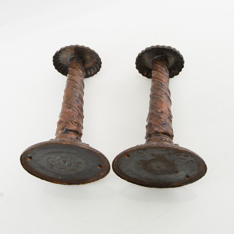 Ljusstakar ett par Jugend tidigt 1900-tal.