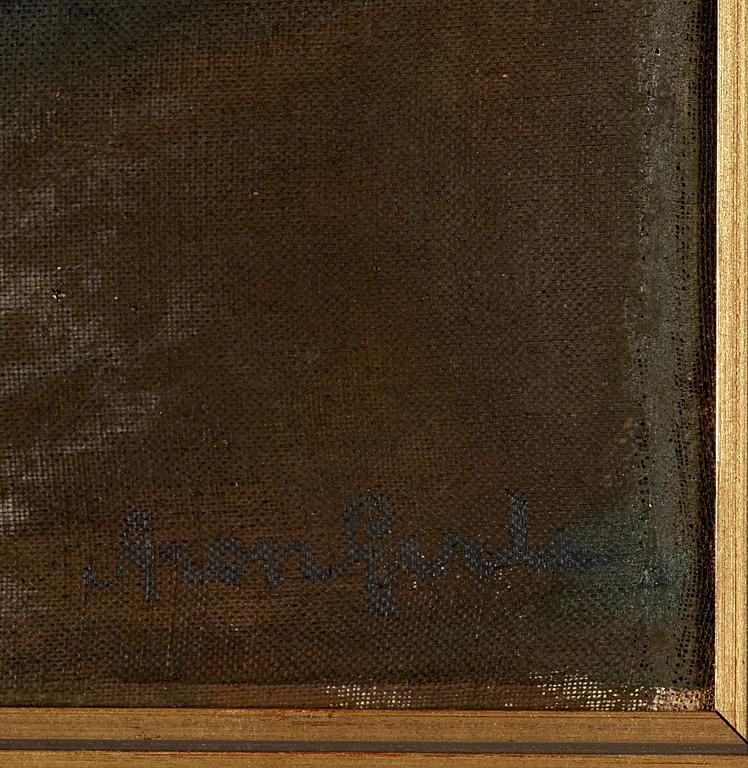 ARON GERLE, oil on canvas, signed.