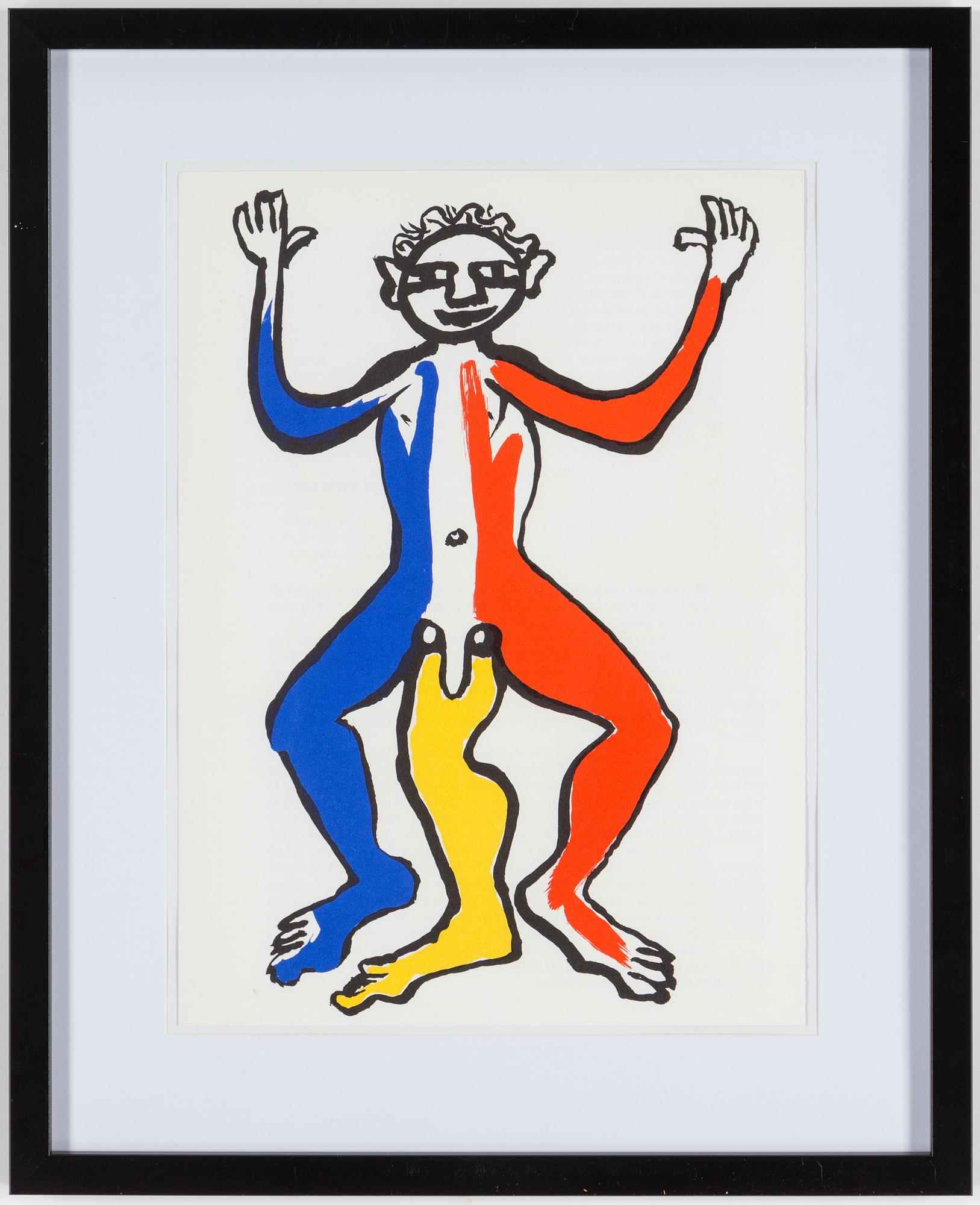 ALEXANDER CALDER, färglitografi, ur Derrière le Miroir nr 212 1975.