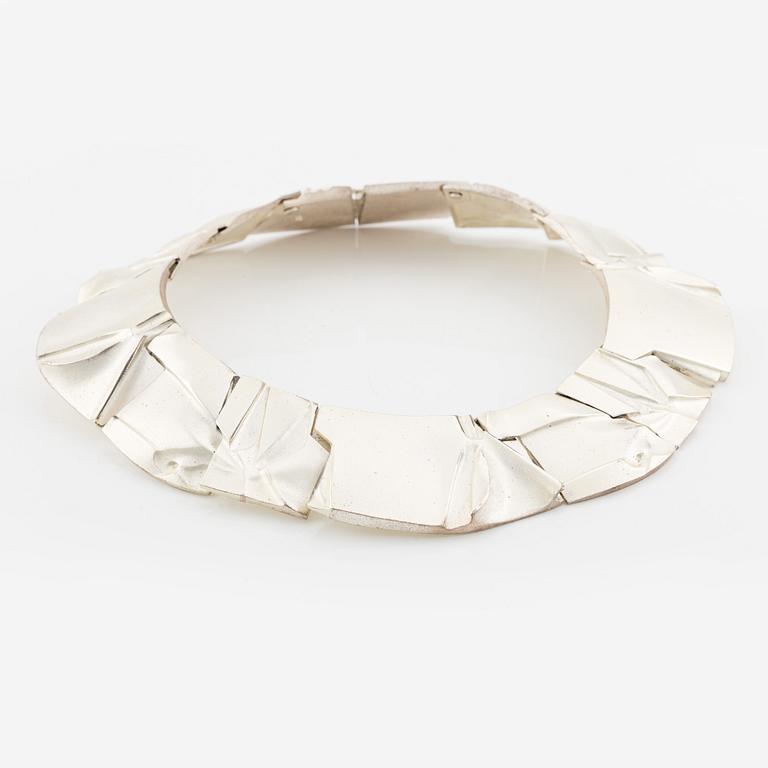 Björn Weckström, collier "Poema", sterlingsilver, Lapponia, Finland 1994.