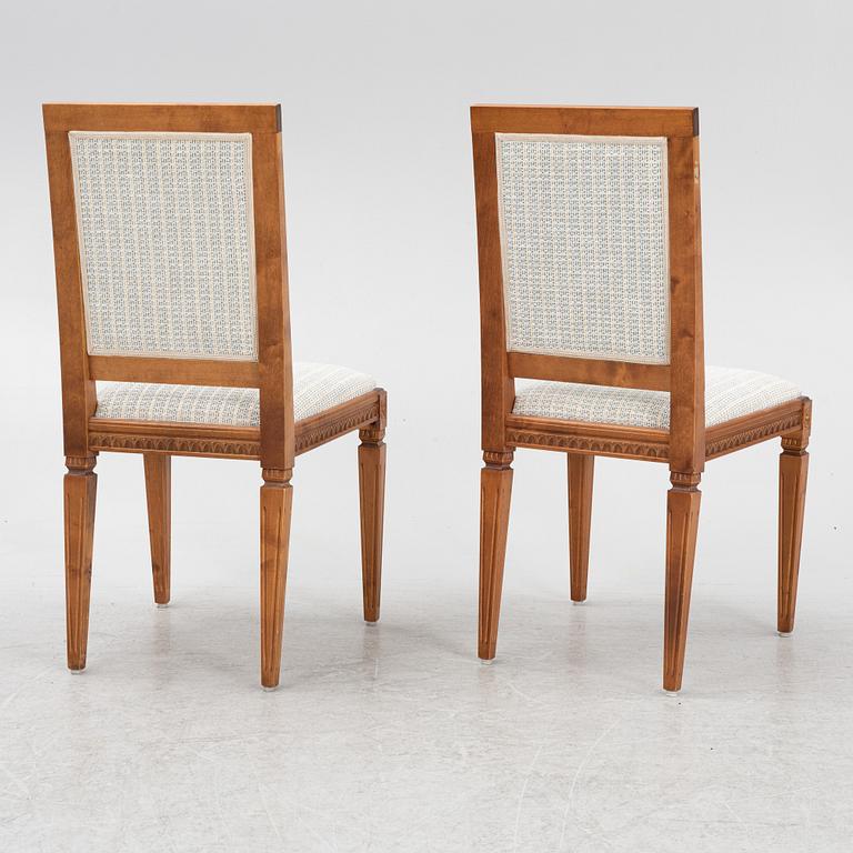 A set of ten Gustavian style chairs, Taseruds möbler, Sweden 2010.