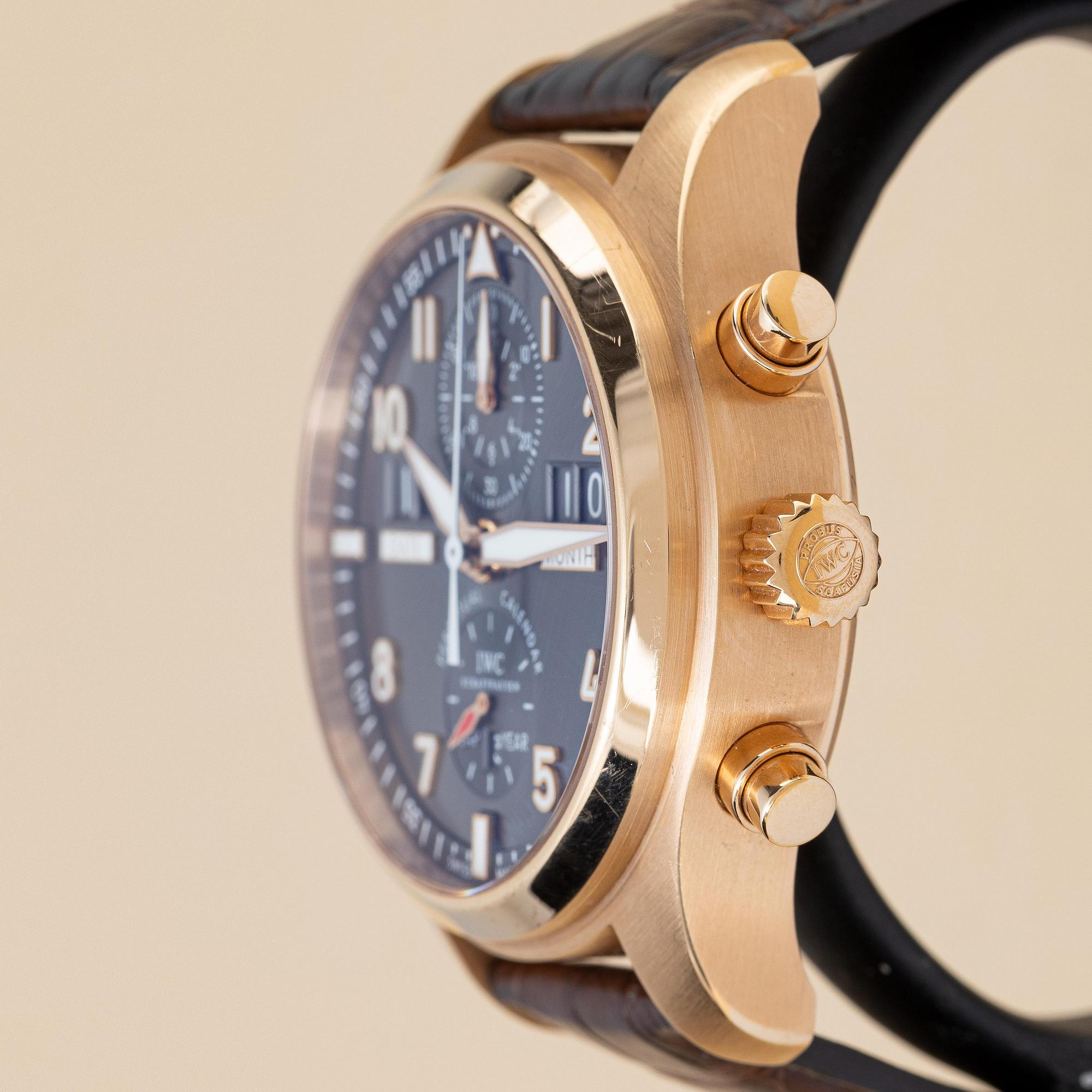 IWC, Pilot's Watch, Spitfire, Perpetual Calendar Digital Date-Month, ca 2012.