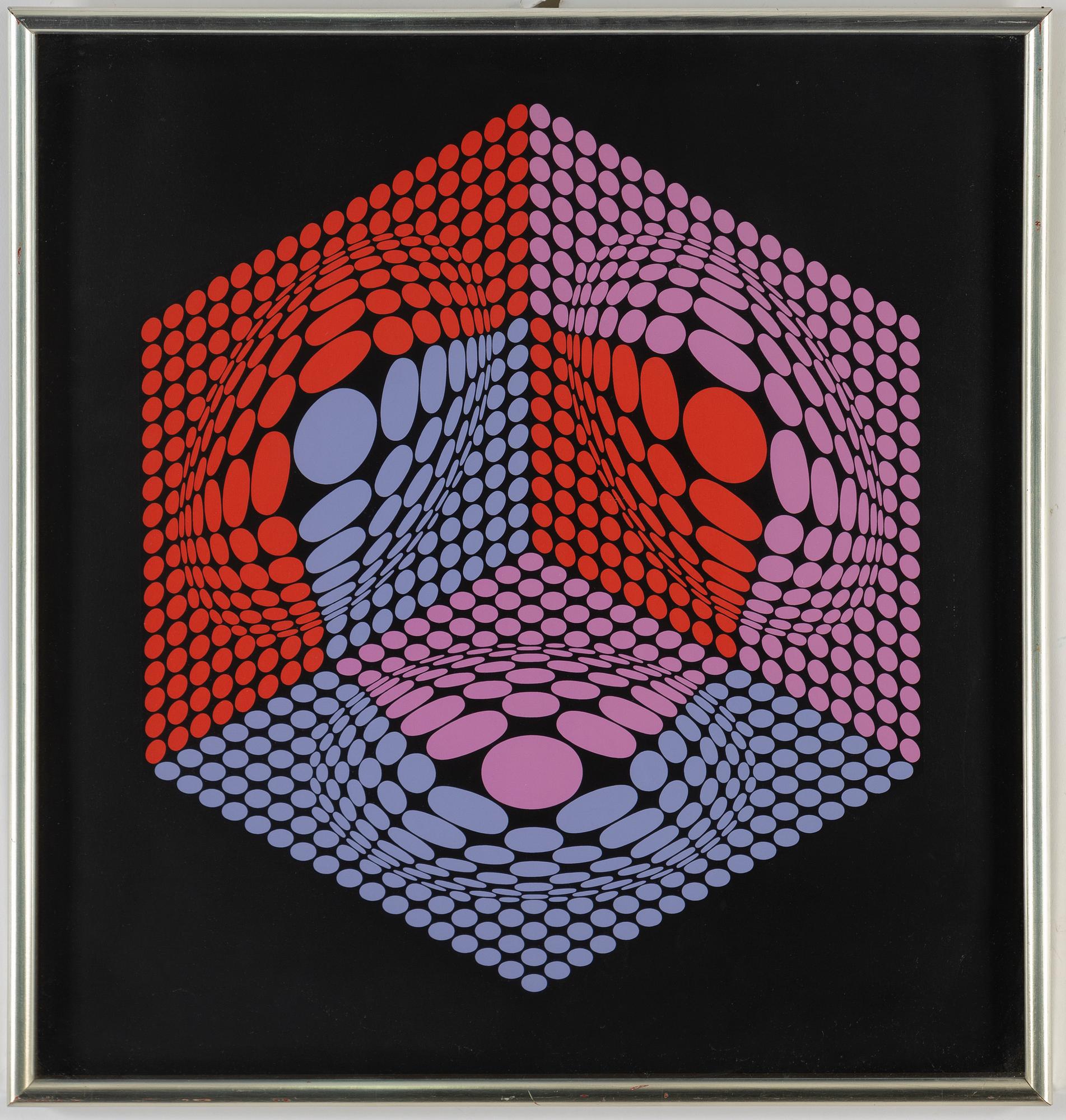 VICTOR VASARELY, silkscreen, signed 56/250.