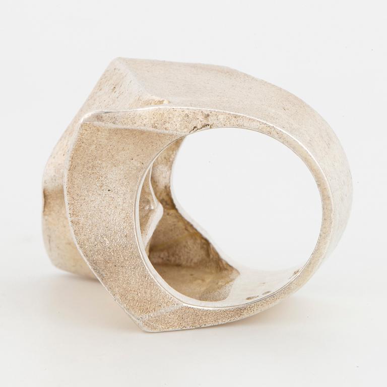 BJÖRN WECKSTRÖM, Ring, sterlingsilver. Lapponia. Hesingfors 1971.