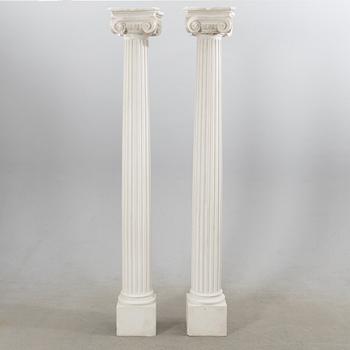 Columns a pair 20th century.