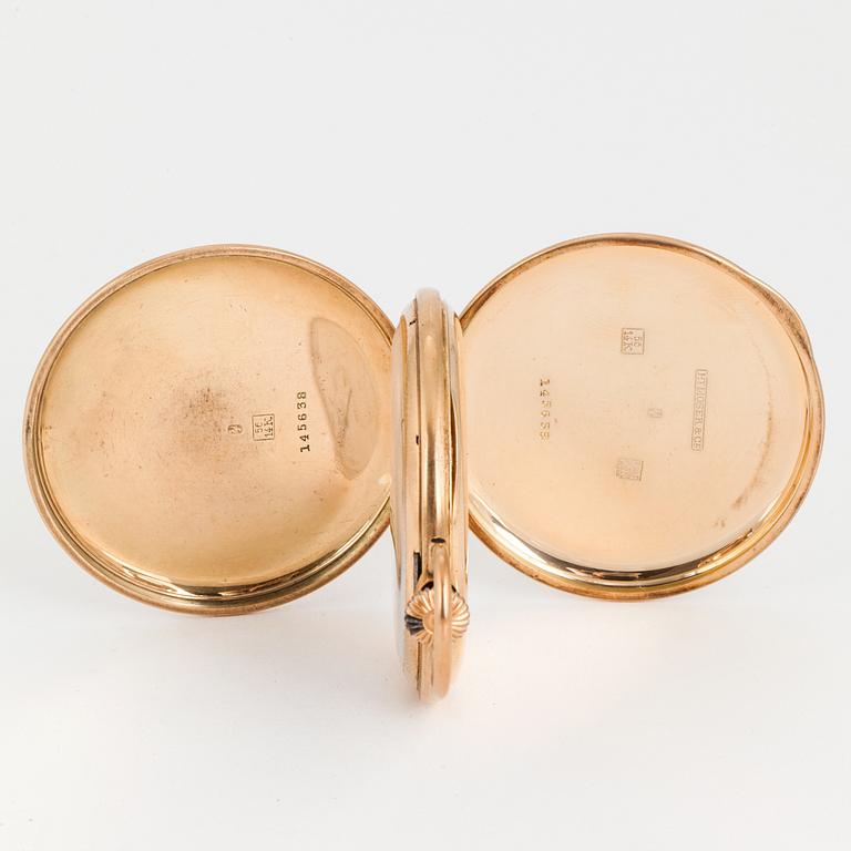 HENRY MOSER & CIE, fickur, 50,5 mm, savonett.