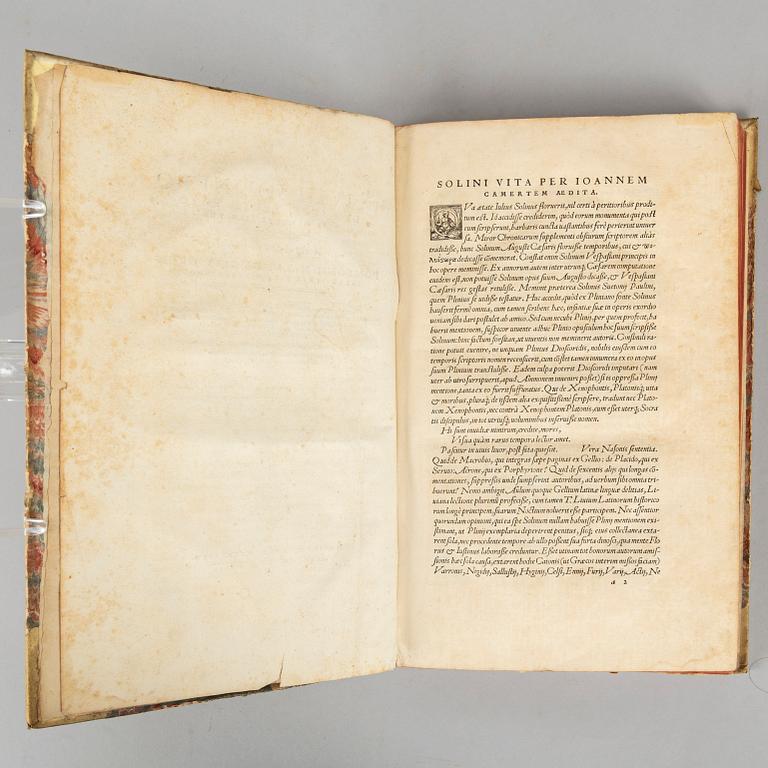 Polyhistor, 1543, med bl. a. första fullständiga Asienkartan.