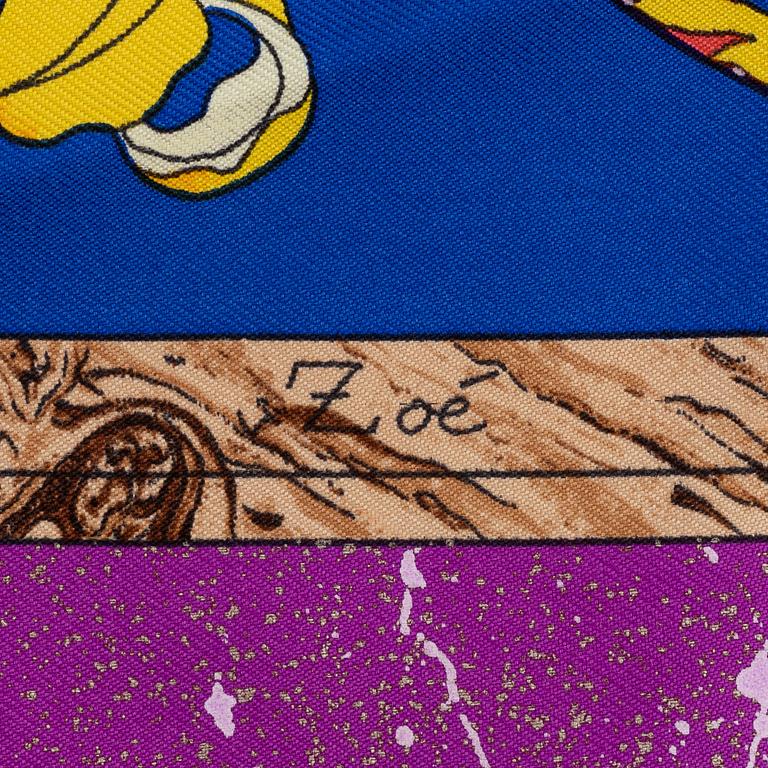 Hermès, a 'Pierres d'Orient et d'Occident' silk scarf.