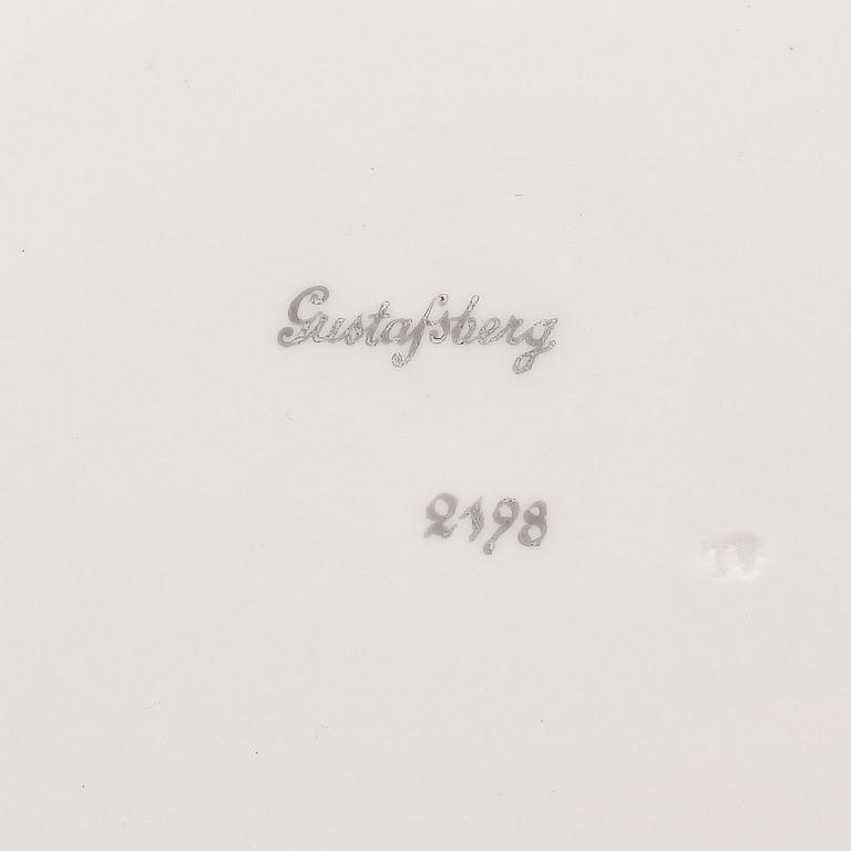 SERVISDELAR, 54 delar, Gustavsberg, tidigt 1900.