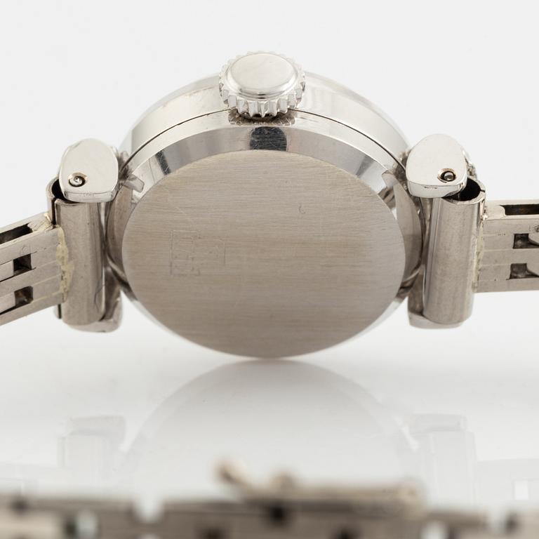 White gold and diamond ladies watch, Arctos Incabloc.