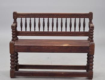 SOFFA MED VÄNDSÄTE, 1700-tal.