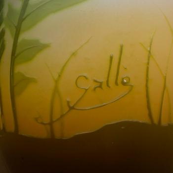 VAS, glas, jugend, Émile Gallé, Frankrike, 1900-talets första hälft.