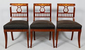 STOLAR, 6 st, senempire, 1800-talets mitt.