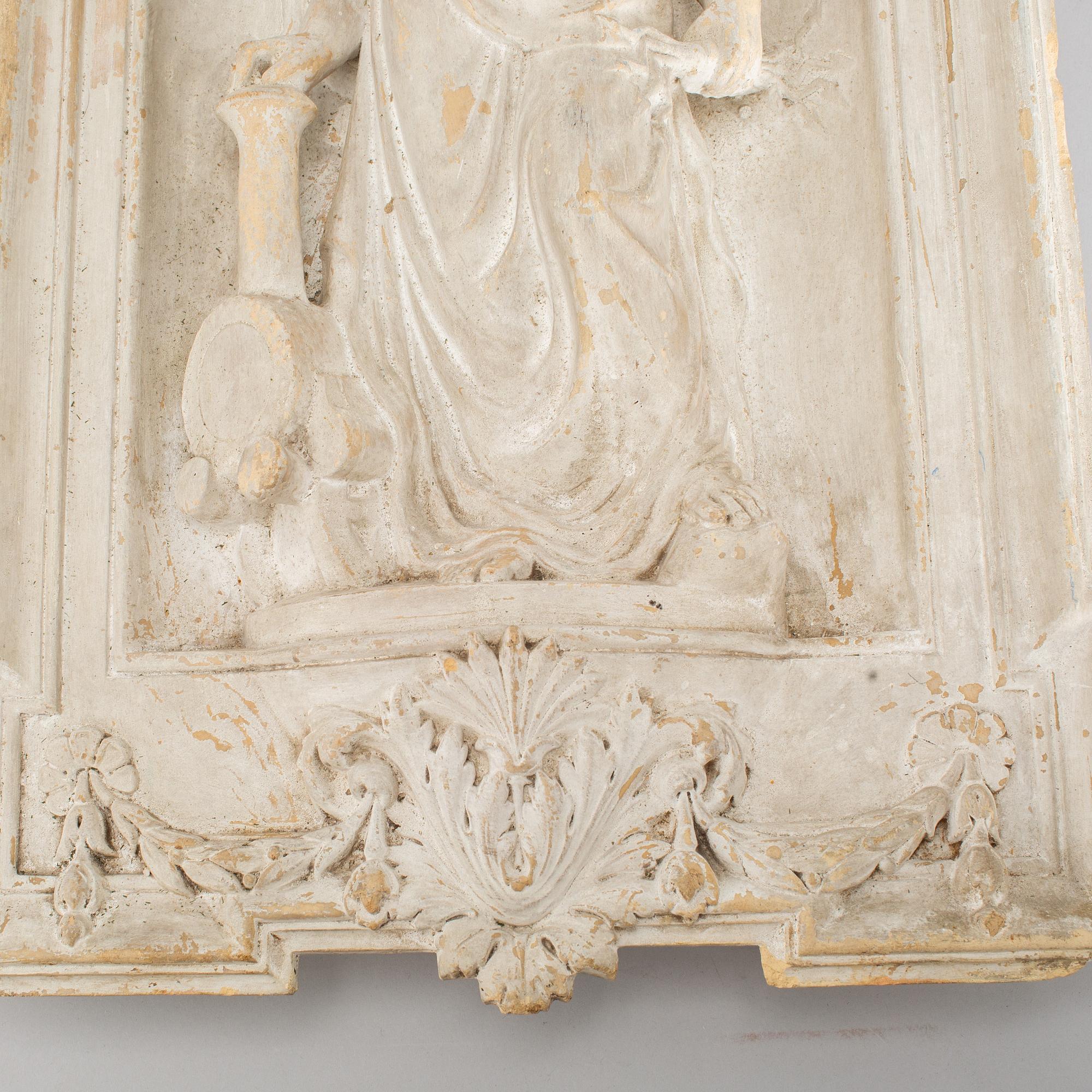 DECOR-ELEMENT, plaster, 18th Century.