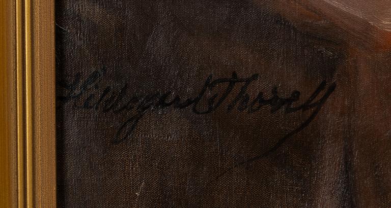 Hildegard Thorell, "Läsande gumma".