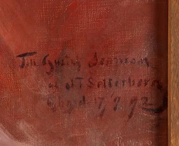 JAMES TITUS SETTERBERG, oil on canvas, signed and dated -92.