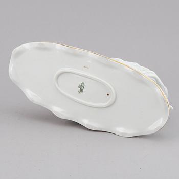 CONSTANTIN HOLZER-DEFANTI, porslin, figurin, "Den döende svanen", Rosenthal, 1900-talets andra kvartal.