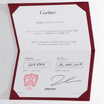 Cartier, rannekoru, "d'Amour", 18K kultaa ja briljanttihiottu timantti.