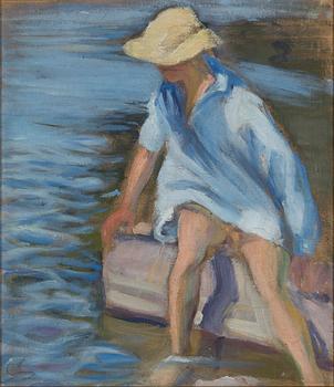 Santeri Salokivi, Fotbad på Bryggan.