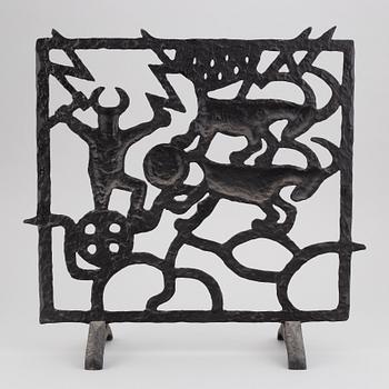 Olle Hermansson, Fire fender, cast iron, Huskvarna.