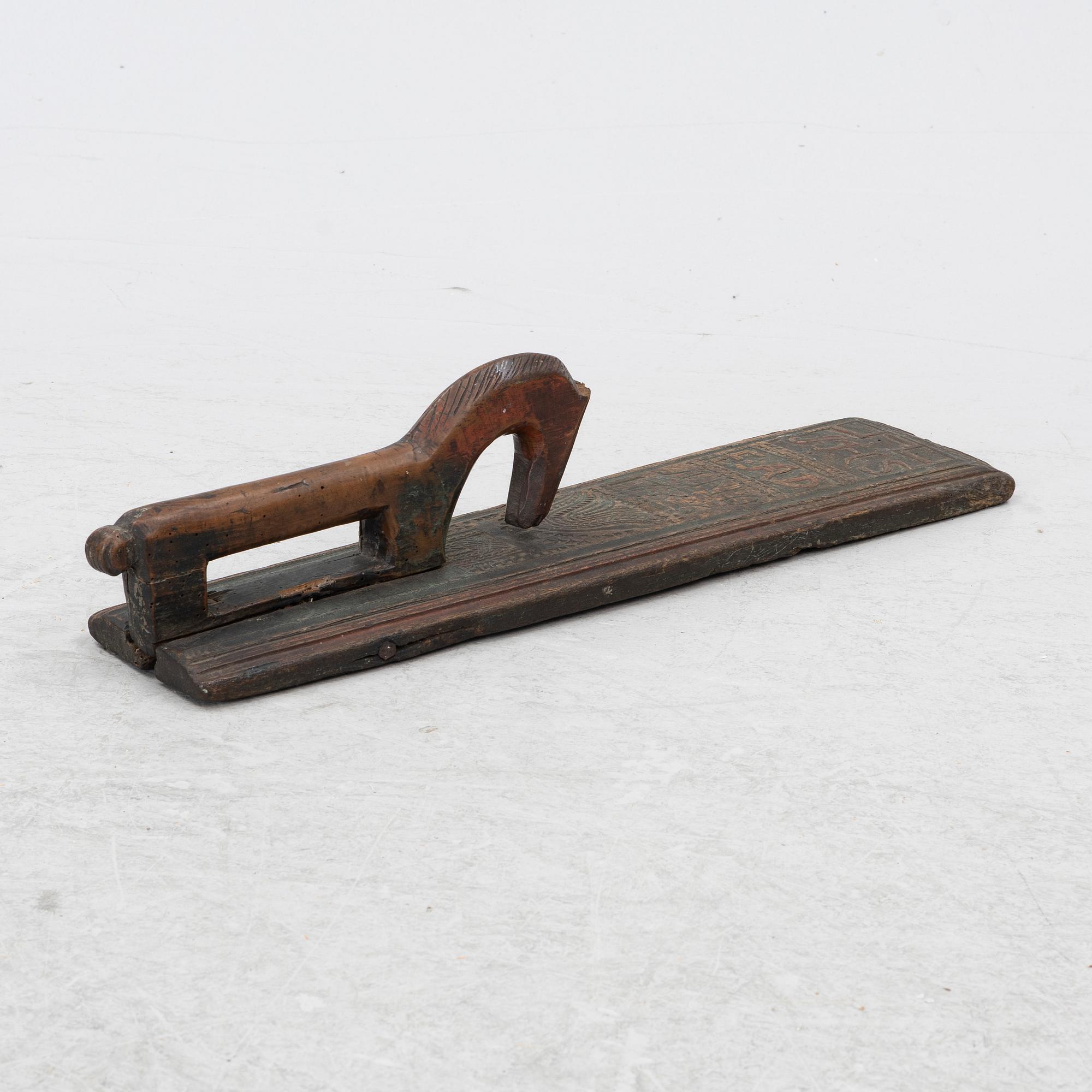 Mangeldon, southern Sweden, dated 1786.