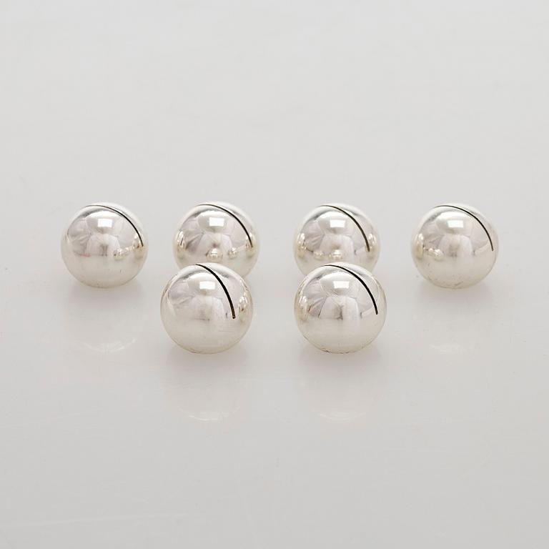 A set of tableware accessories, 5 pcs, mid-20th century.