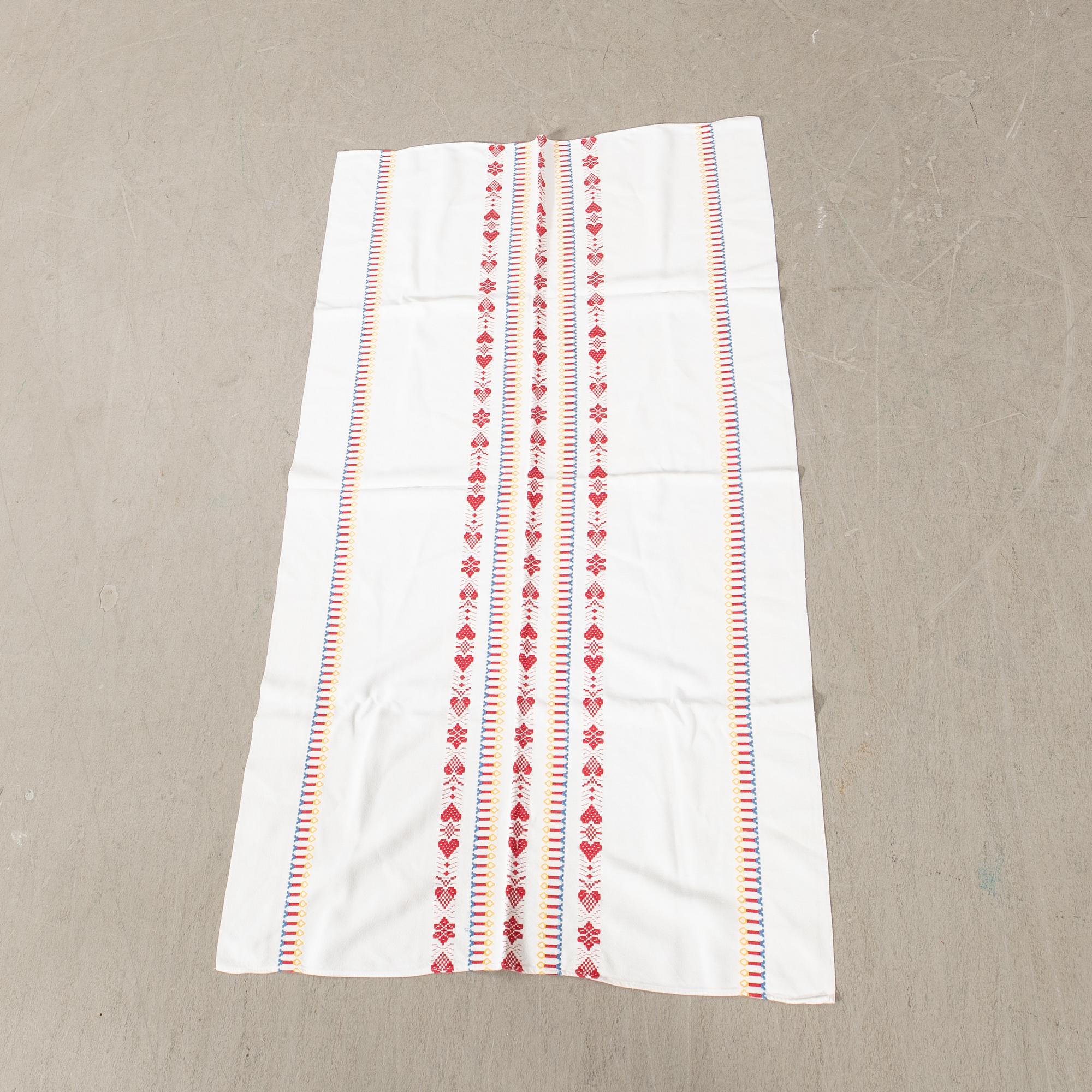 A collection of Christmas tablecloths 12 pcs first half/mid 20th century.