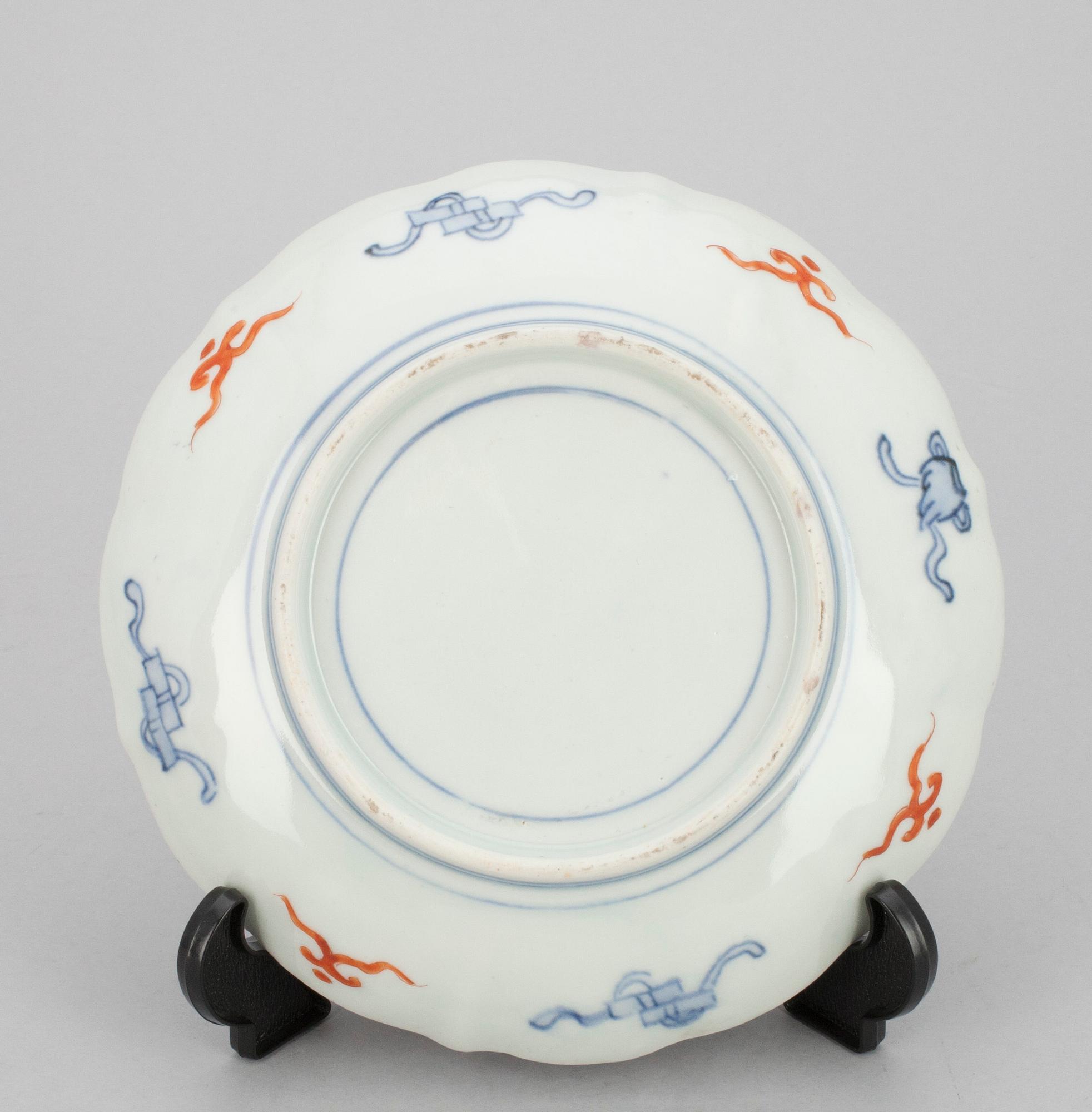 TALLRIKAR, 6 st, porslin, Imari, Kina/Japan 1900-tal.