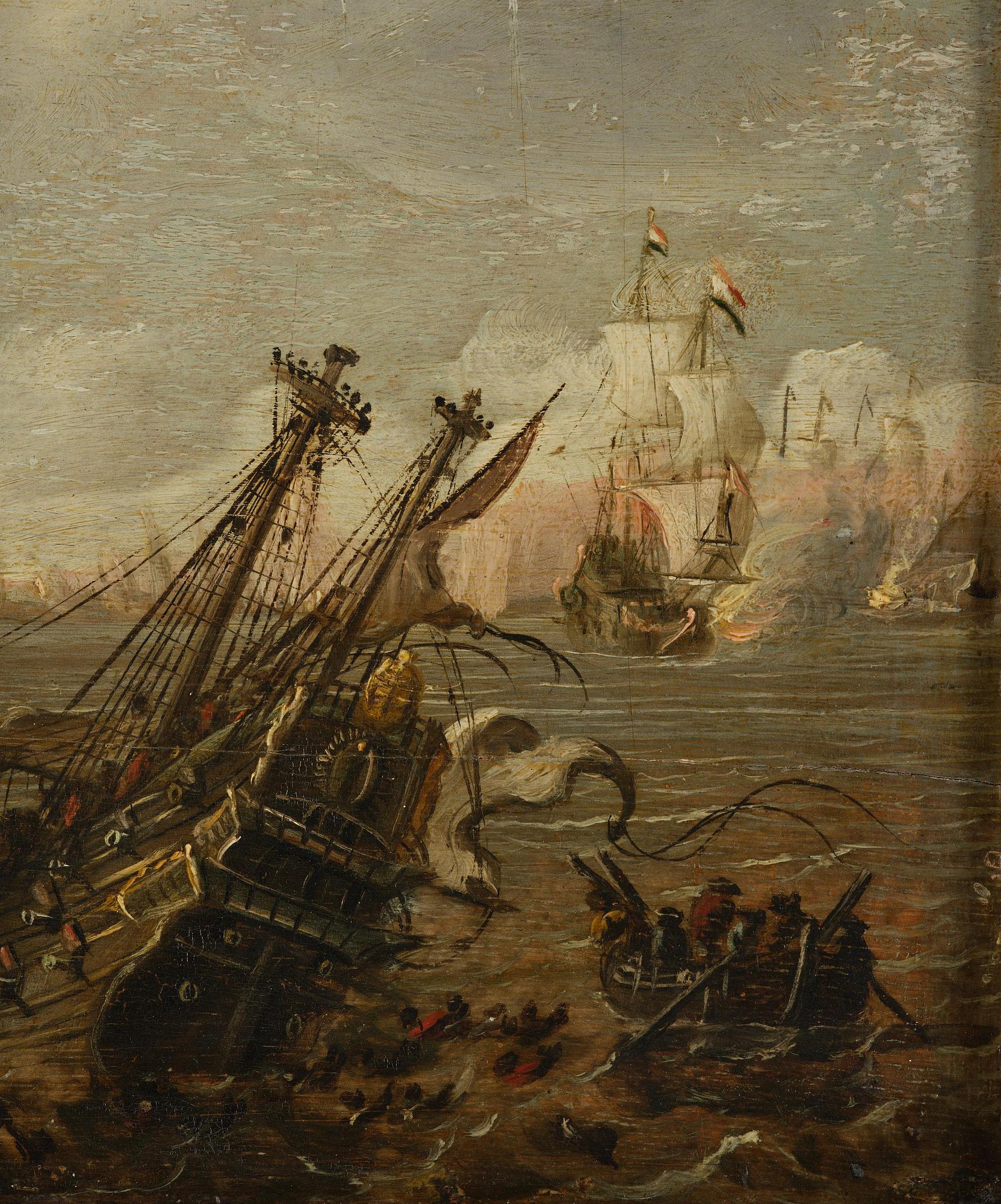 Pieter Coopse, tillskriven, Sjöslag.