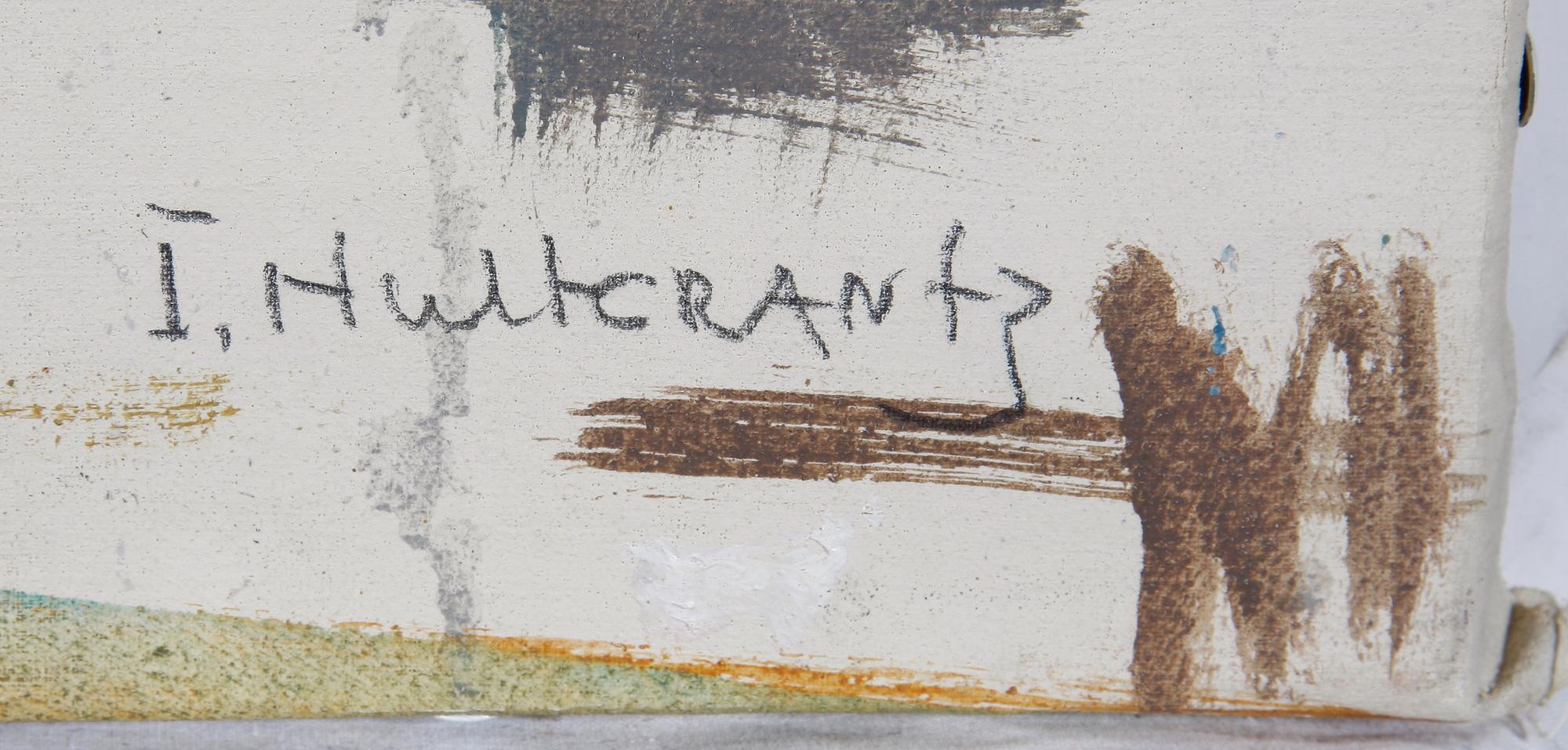 OKÄND KONSTNÄR, olja på duk, sign Hultcrantz.