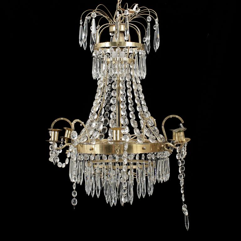 TAKKRONA, empirestil, 1900-talets andra hälft. Höjd ca 65 cm.