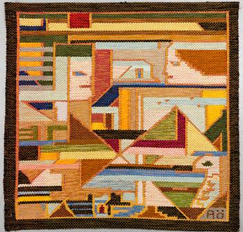 AGDA ÖSTERBERG,  A TAPESTRY, ca 88 x 89,5 cm, signed AÖ.