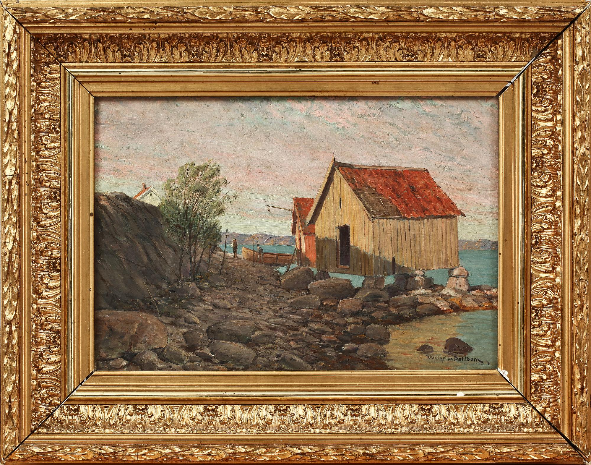 WILHELM DAHLBOM, olja på duk, sign.