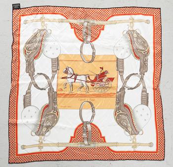 Hermès, scarf, “Carrick à Pompe”.