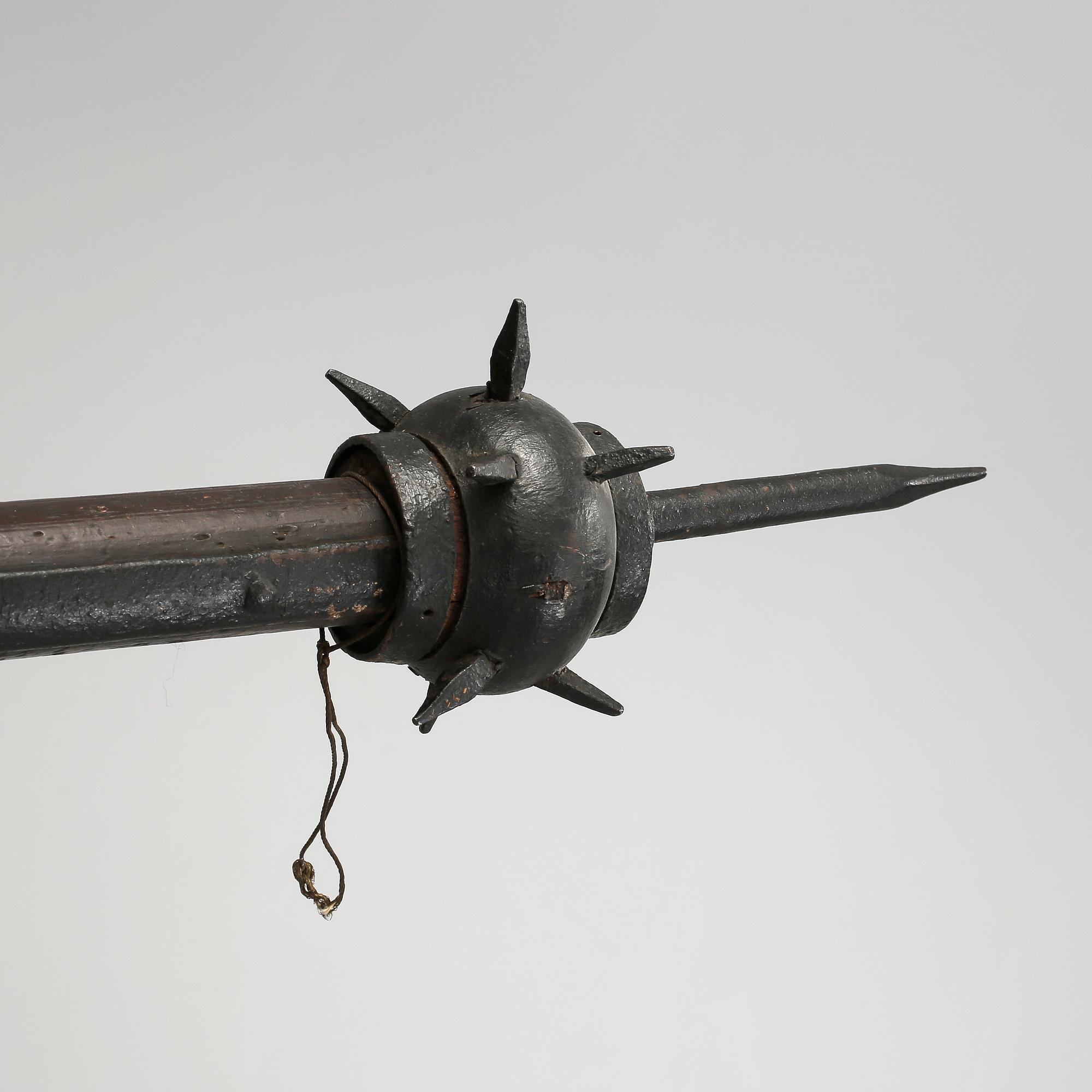 SPIKKLUBBOR, ett par, möjligen 1700-tal.
