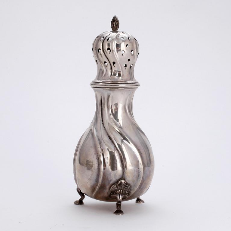 SOCKERRUSKA, silver, Christian F. Heise, Köpenhamn, 1912. Vikt 250 gram.