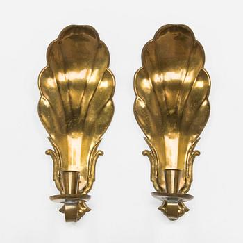 Paavo Tynell, a pair of 1920/1930's wall sconces '7003' for Taito Finland.