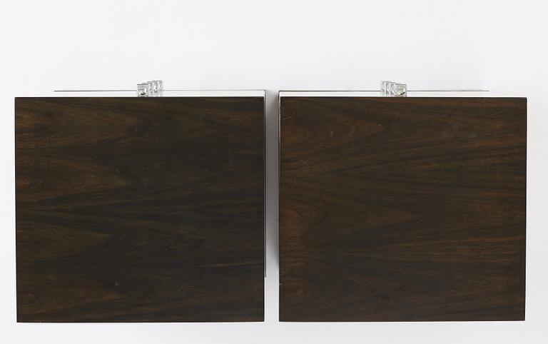 Ico Parisi, sidobord, ett par, modellserie "540", Fratelli Longhi, italien, 1960-70-tal.