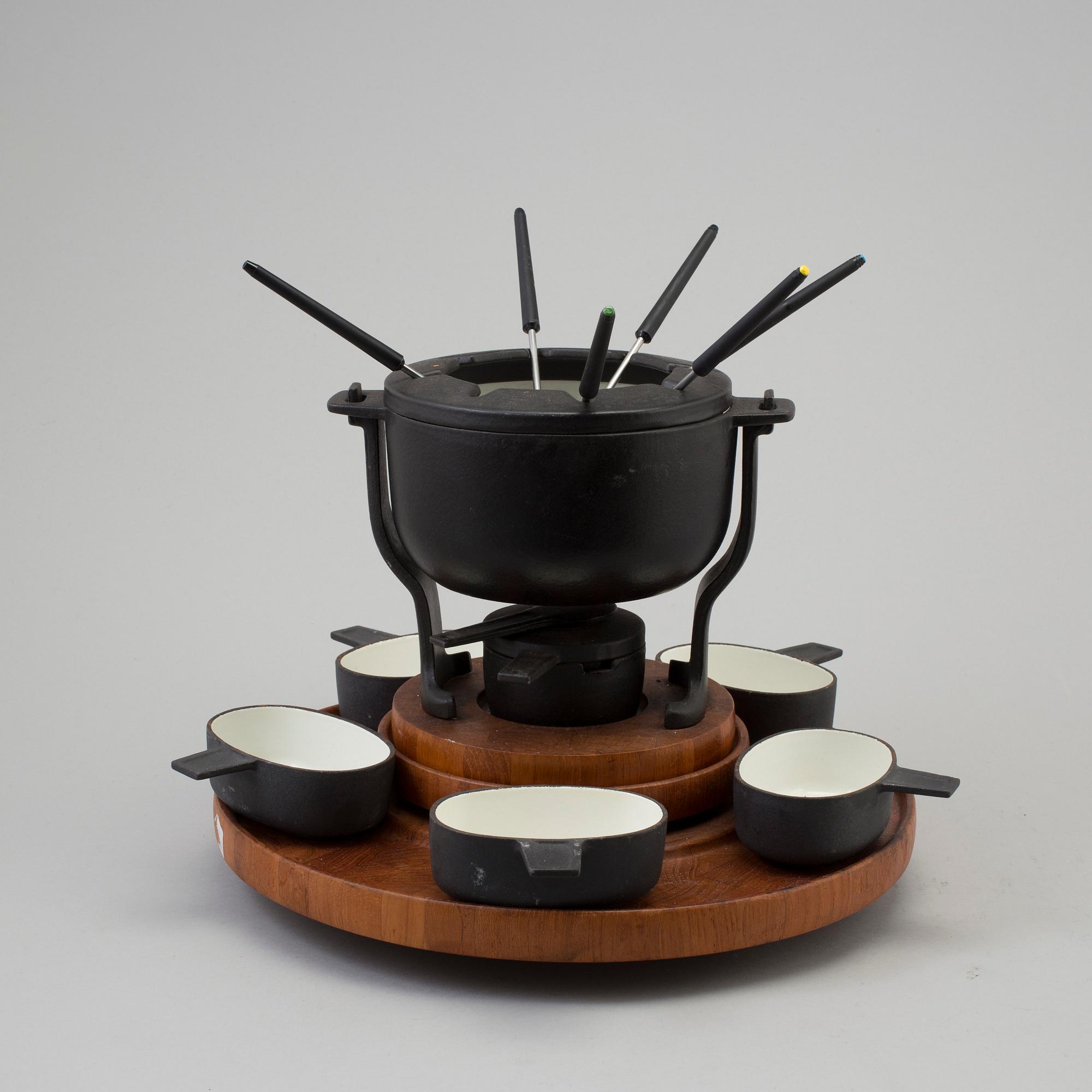 A fondue set by Digsmed, Denmark.