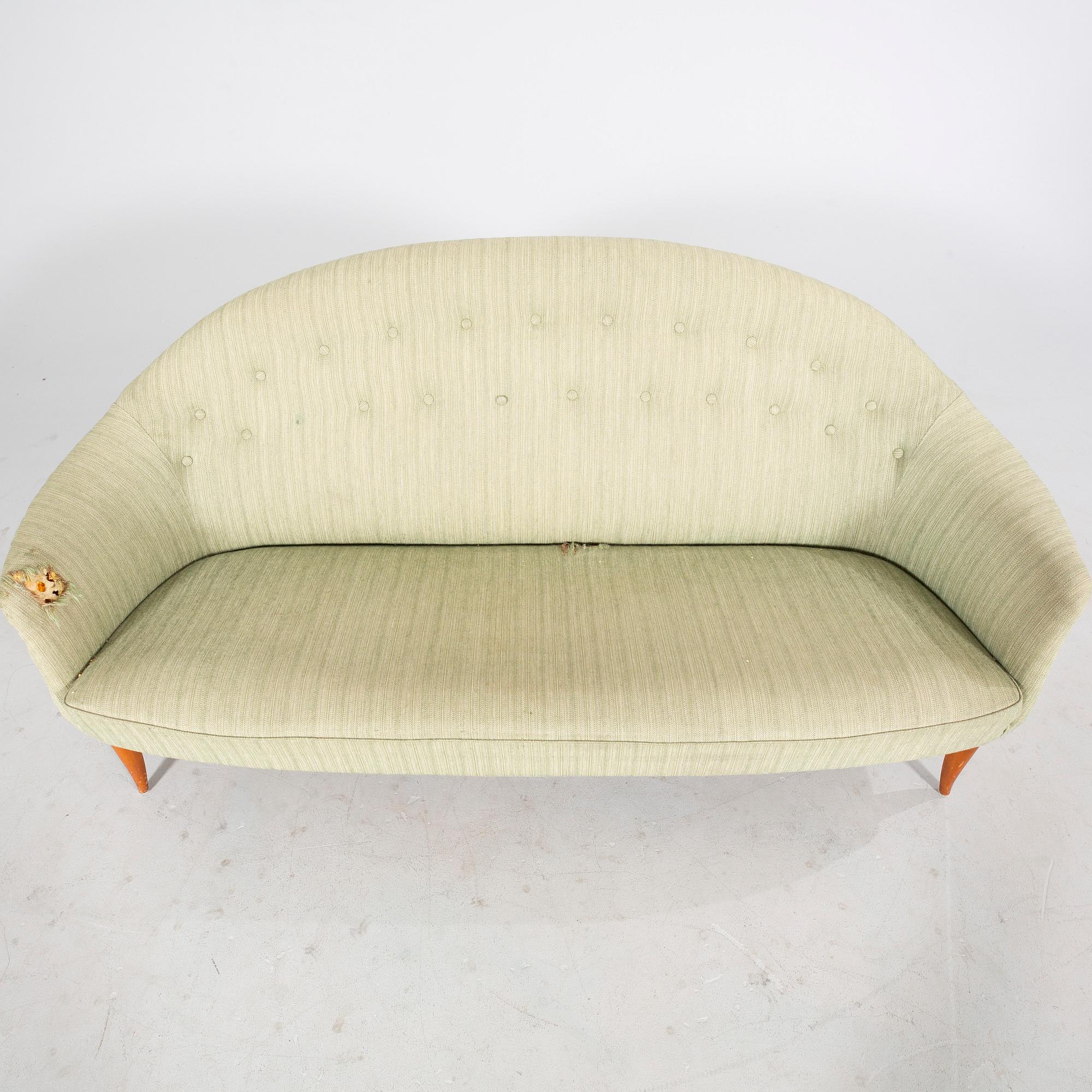 Kerstin Hörlin-Holmquist, soffa, "Paradiset", NK (Nordiska Kompaniet) formgiven 1958.