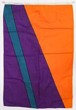 OLLE BAERTLING, Färgserigrafi på tyg (flagga), signerad Baertling och numrerad 33/250.