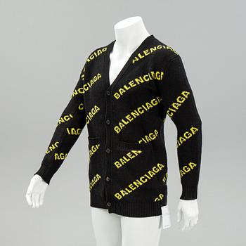 Balenciaga, knitted wool cardigan, size S.