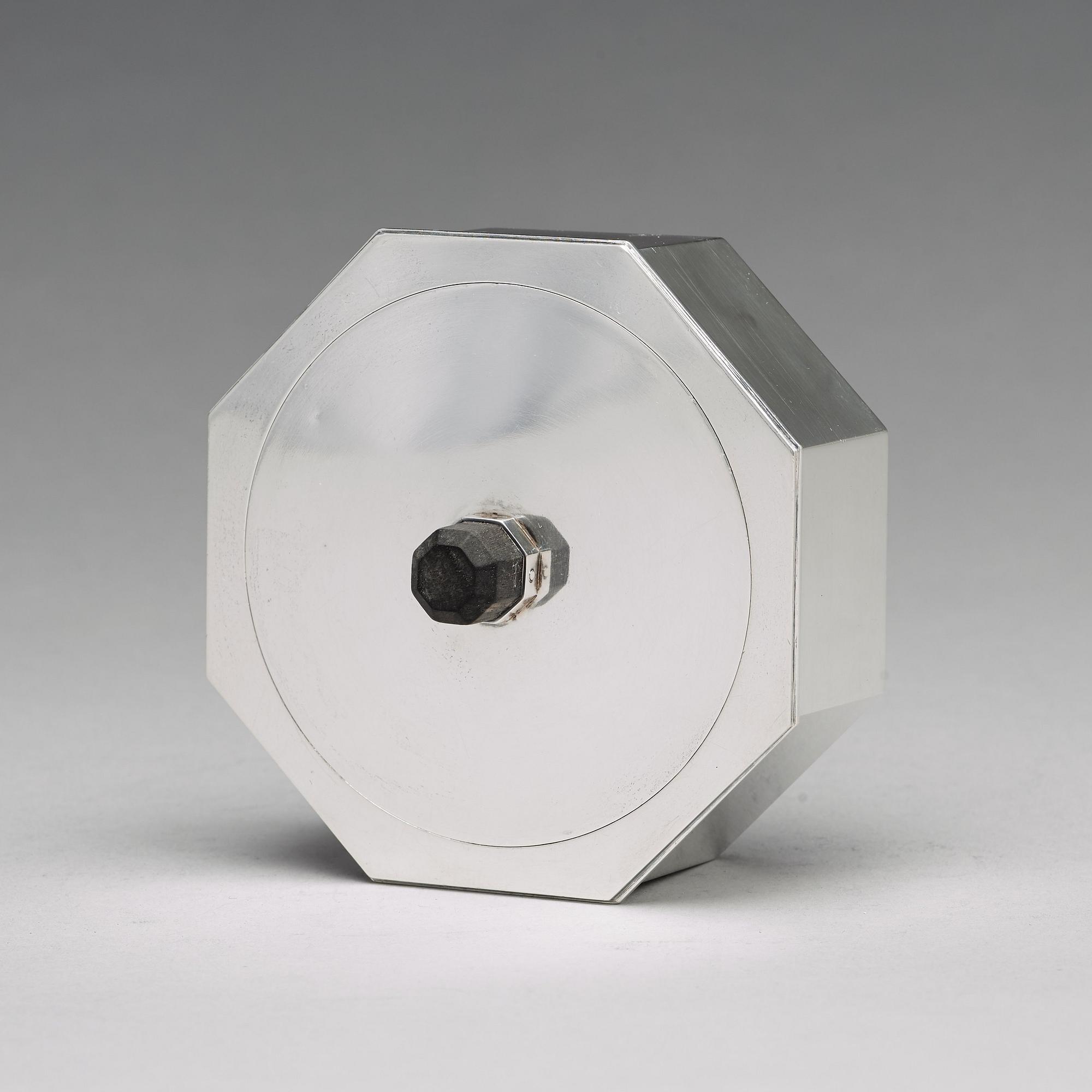 Wiwen Nilsson, a sterling sugarbowl and a bonbonnière, Lund Sweden 1950.