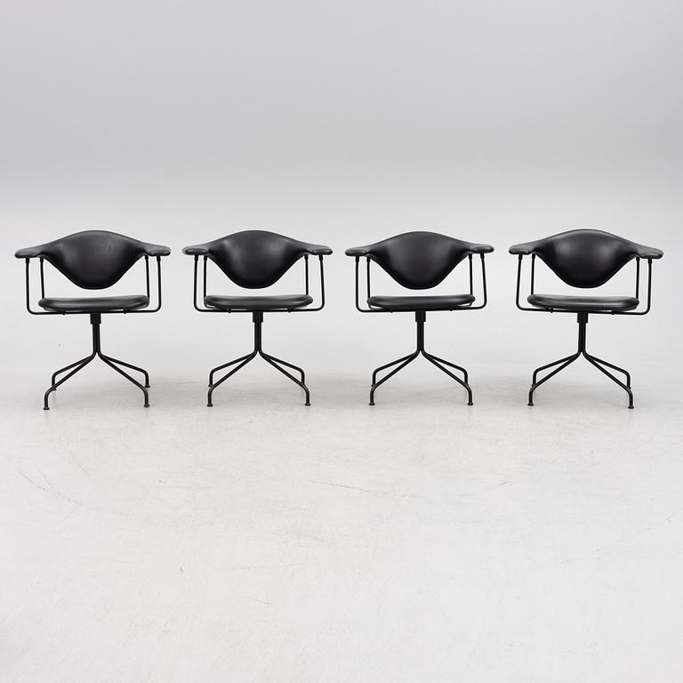 GamFratesi, four 'Masculo' chairs, Gubi, Danmark.