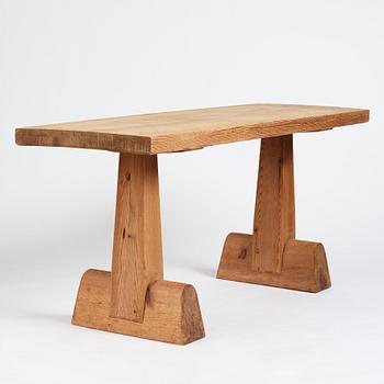 Axel Einar Hjorth, a stained pine "Utö" table, Nordiska Kompaniet, Sweden 1930's.