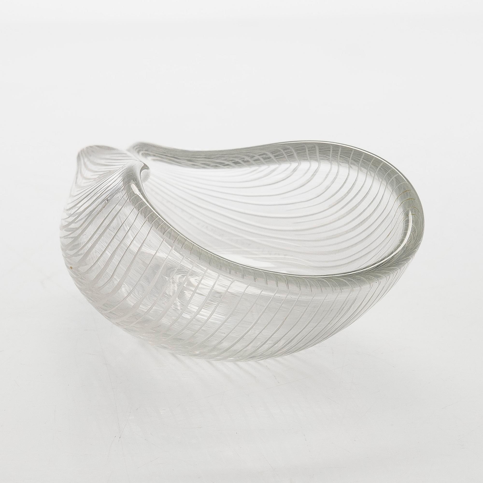 Tapio Wirkkala, konstglas, modell 3342, signerad Tapio Wirkkala Iittala.
