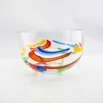 Berit Johansson, bowl, "Tuttifrutti" signed Reijmyre 2010.