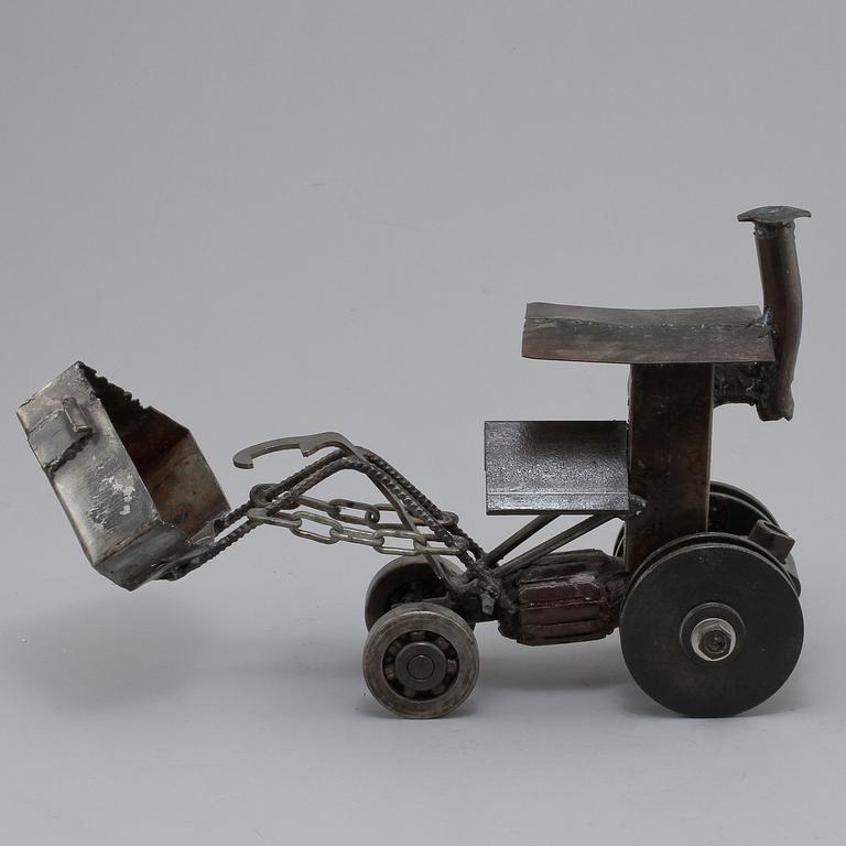 BOB PASTERKAMP, skulptur, metall, signerad och daterad 87 ?.