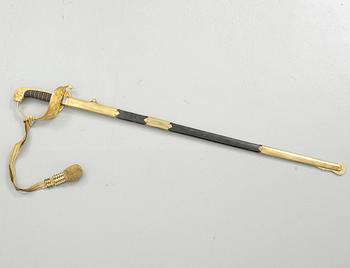 SABEL, modell 1878/1915, för officer vid flottan.