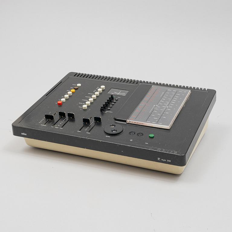 Dieter Rams, stereoutrustning, 5 delar, Braun, Tyskland 1970-tal.